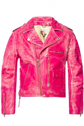 Leather biker jacket, zdjęcie 1 Leather biker jacket od Golden Goose